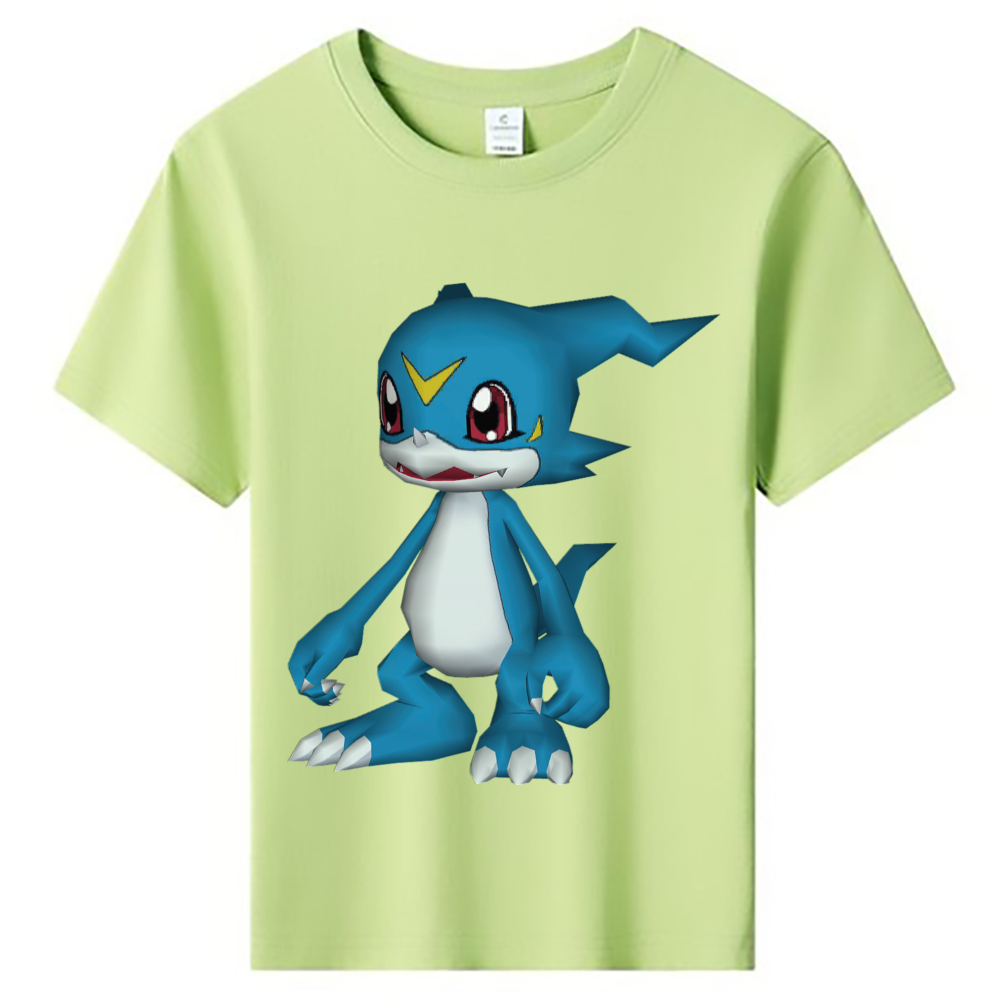 （画像用） Digimon デジタルモンスター/デジモン 綿100％キッズTシャツ（フロントプリント）